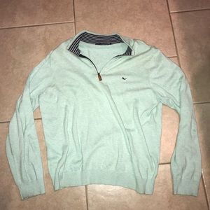 Vineyard Vines Teal Quarter Zip